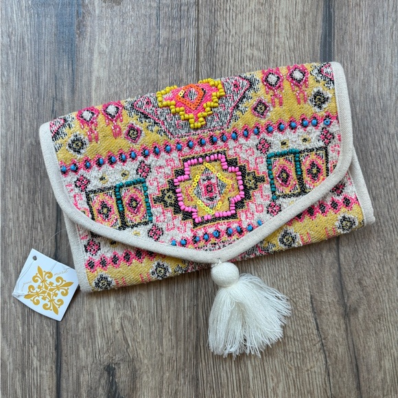 NEW Jane Marie Maya Jewelry Organizer Travel Embroidered NWT - Picture 1 of 9